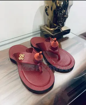 Wine Leather Ahenema/Chawchaw Slipper