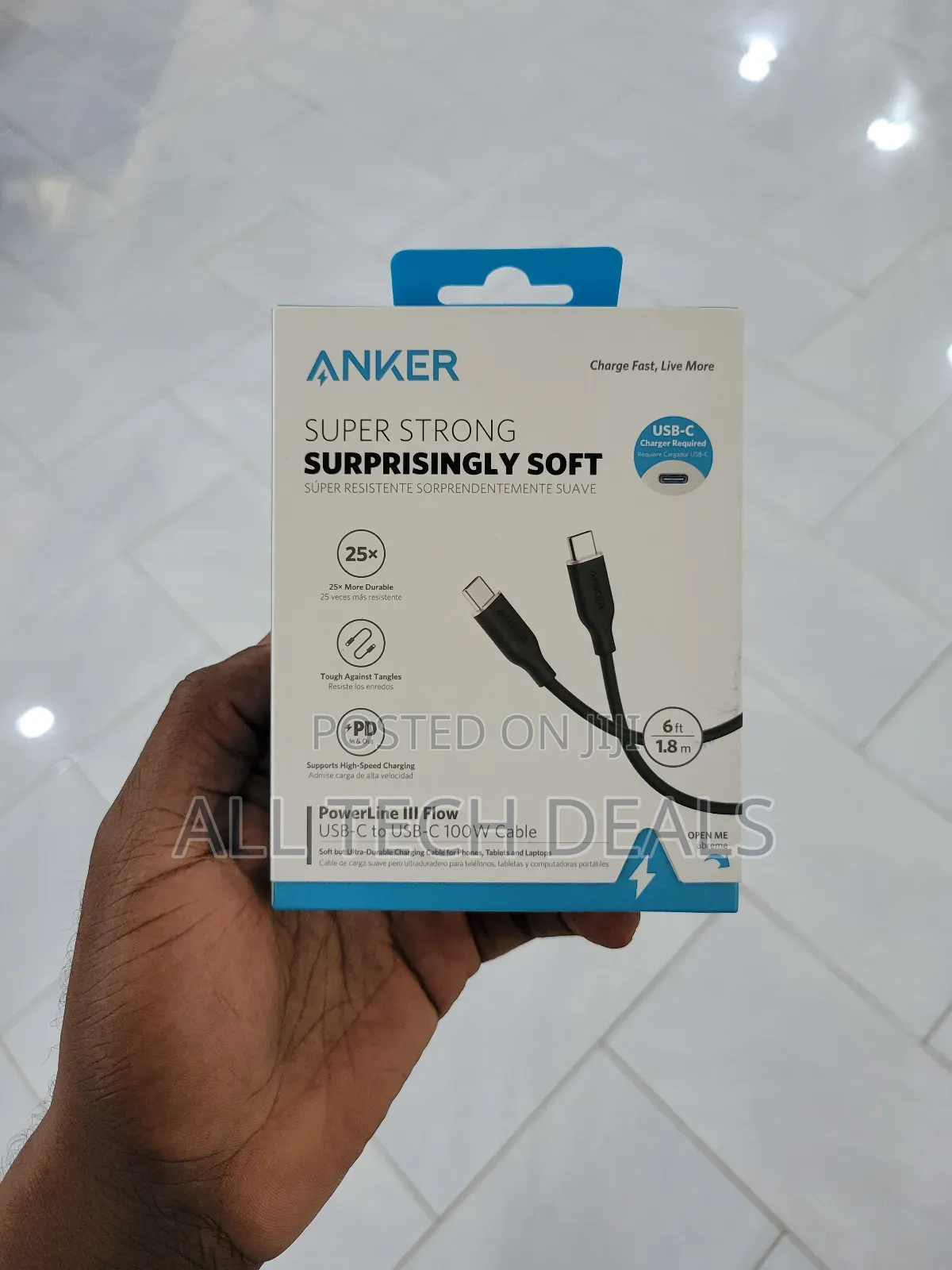 Anker Powerline Iii Flow 100w Type C to Type C