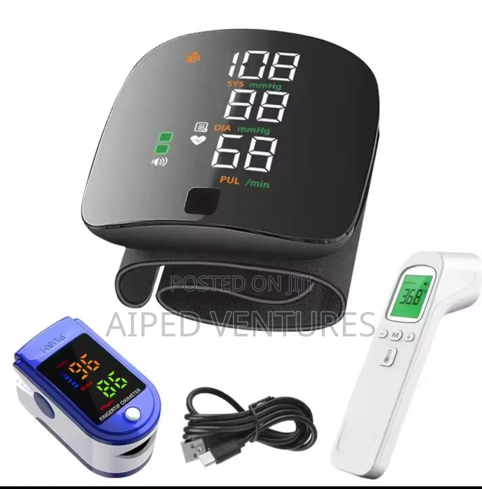 Wrist Bp Machine, Infrared Themometer, Pulse Oximeter