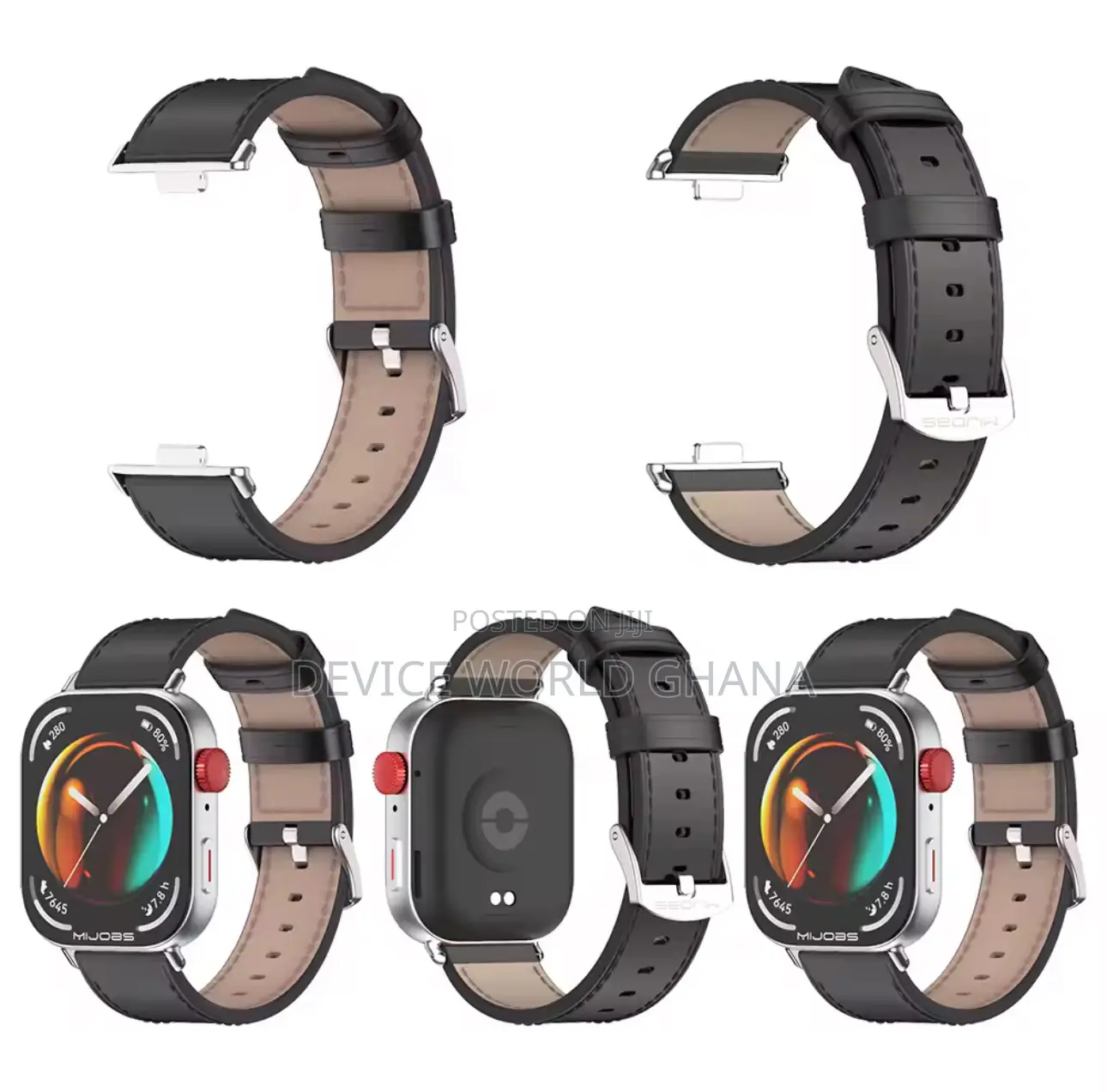 Mijos Leather Strap/Band for Huawei Fit 3 4 4pro