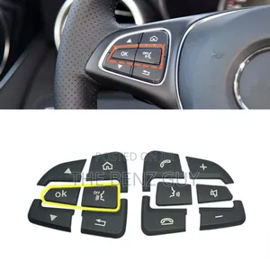 Steering Wheel Sticker for C300, C250, Gle, Glc, Cla, Gla,