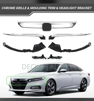 2018 Accord Chrome Grille & Moulding Trim & Bracket