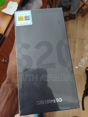 New Samsung Galaxy S20 Ultra 5G 128 GB Black