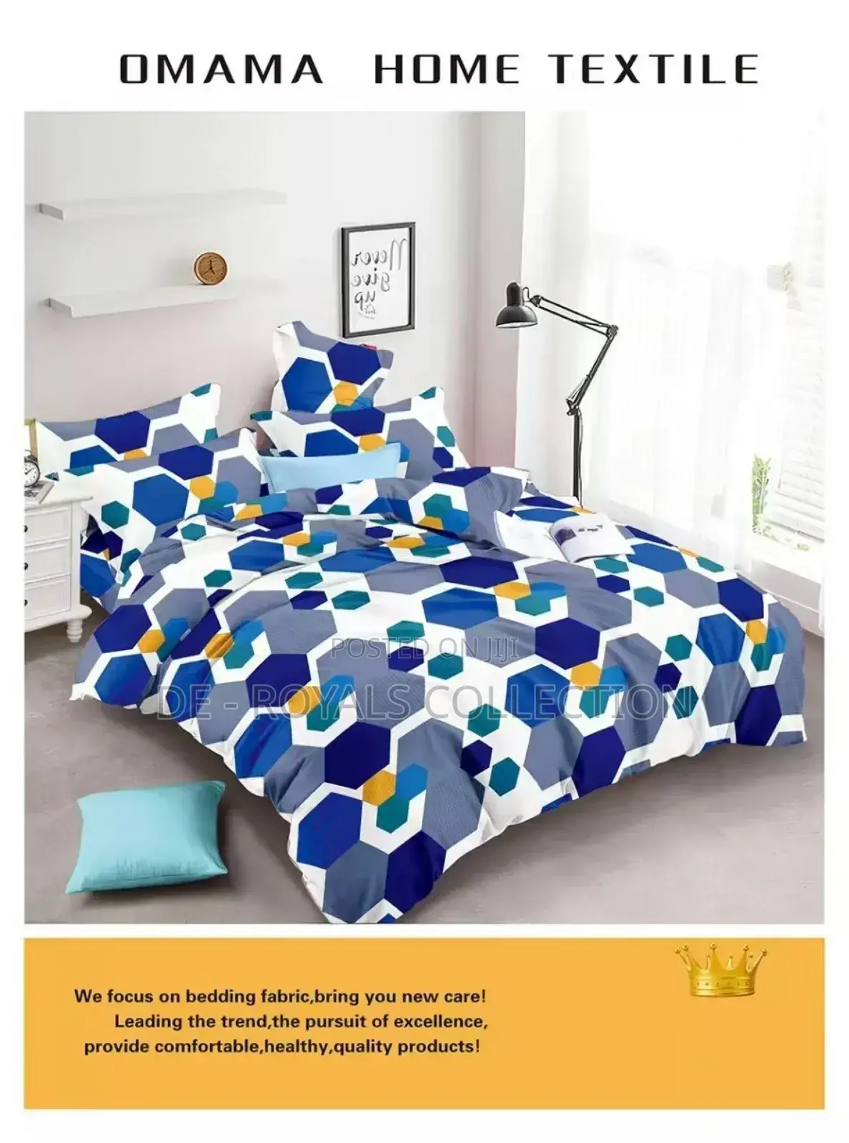 High Quality Cotton Bedsheet (King Size)