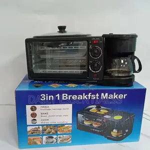Fast Heating With 3 in 1 Breakfast Maker