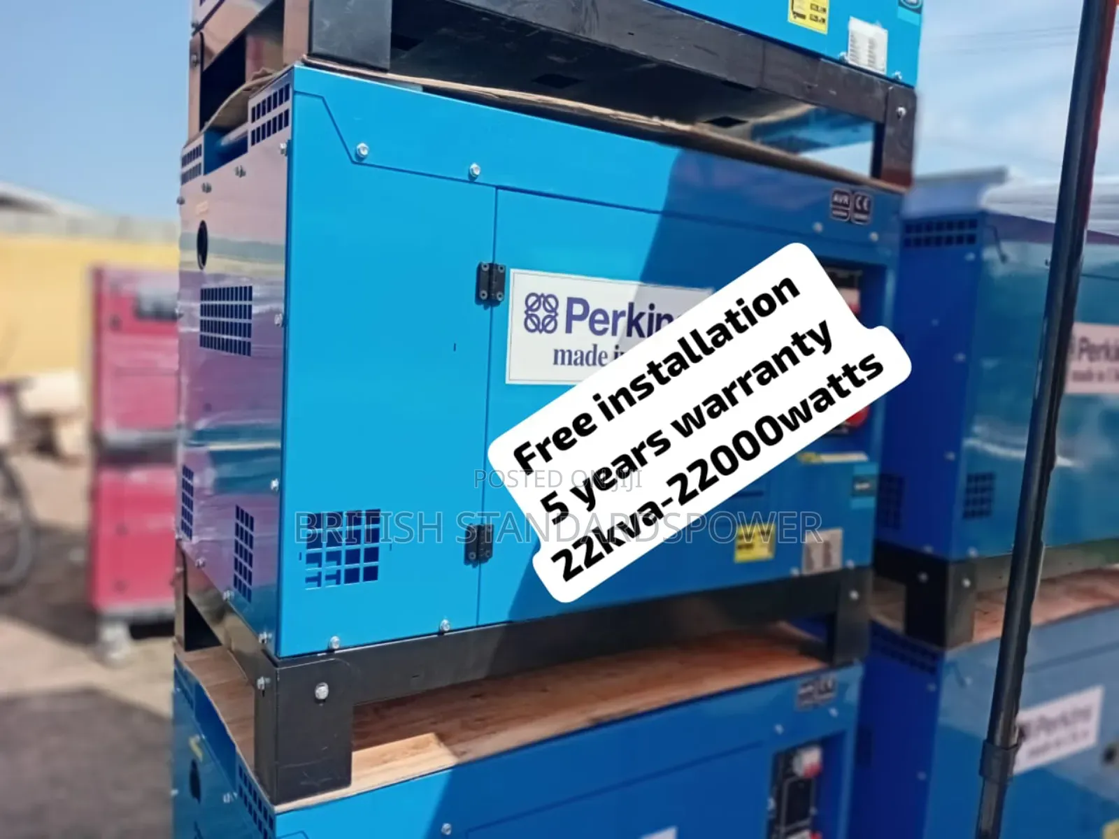 Stabilised Power Source 22kva Perkins Diesel Generator