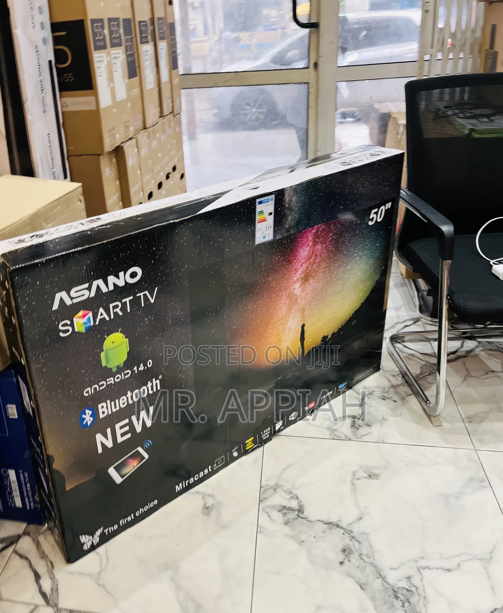 Powerful and Quality Asano 50” Uhd Smart Tv(2025 Model).