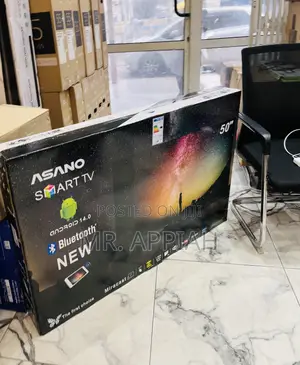 Powerful and Quality Asano 50” Uhd Smart Tv(2025 Model).