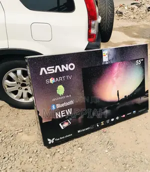Awesome Asano 55 Inch Uhd Smart Tv(2025 Model)Black.