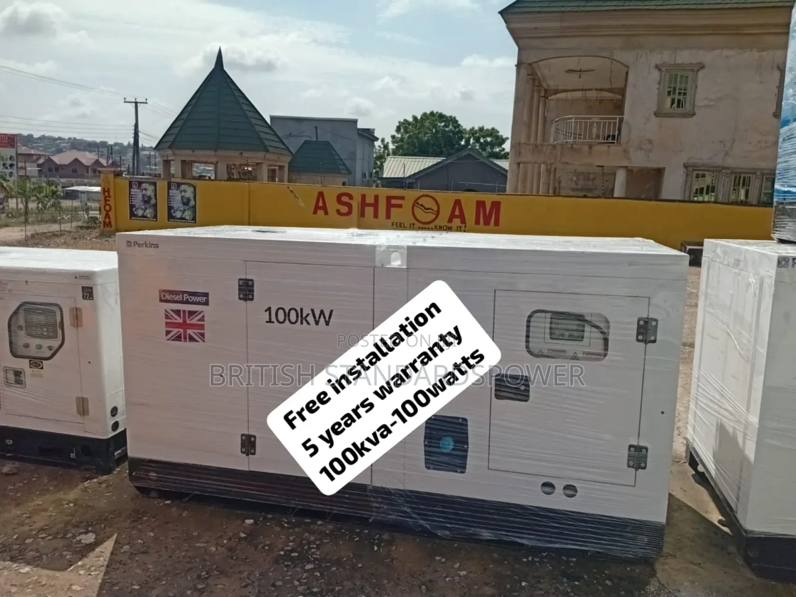 Robustness 100kva Perkins Silent Diesel Generator
