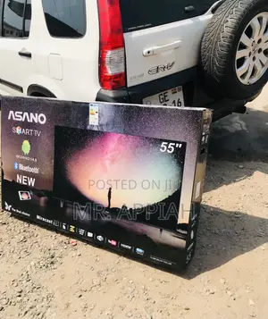 Newly Made Asano 55” Uhd Smart Tv(2025)Black 