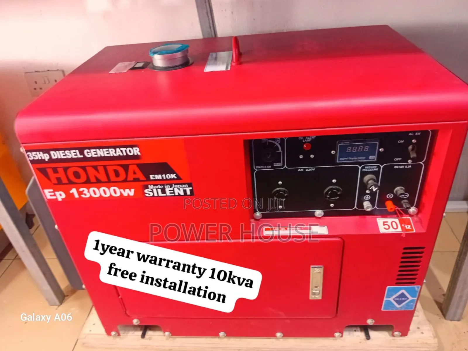Tycoon Flow Hub Honda 10kva 13000watts Diesel Generator 10kv