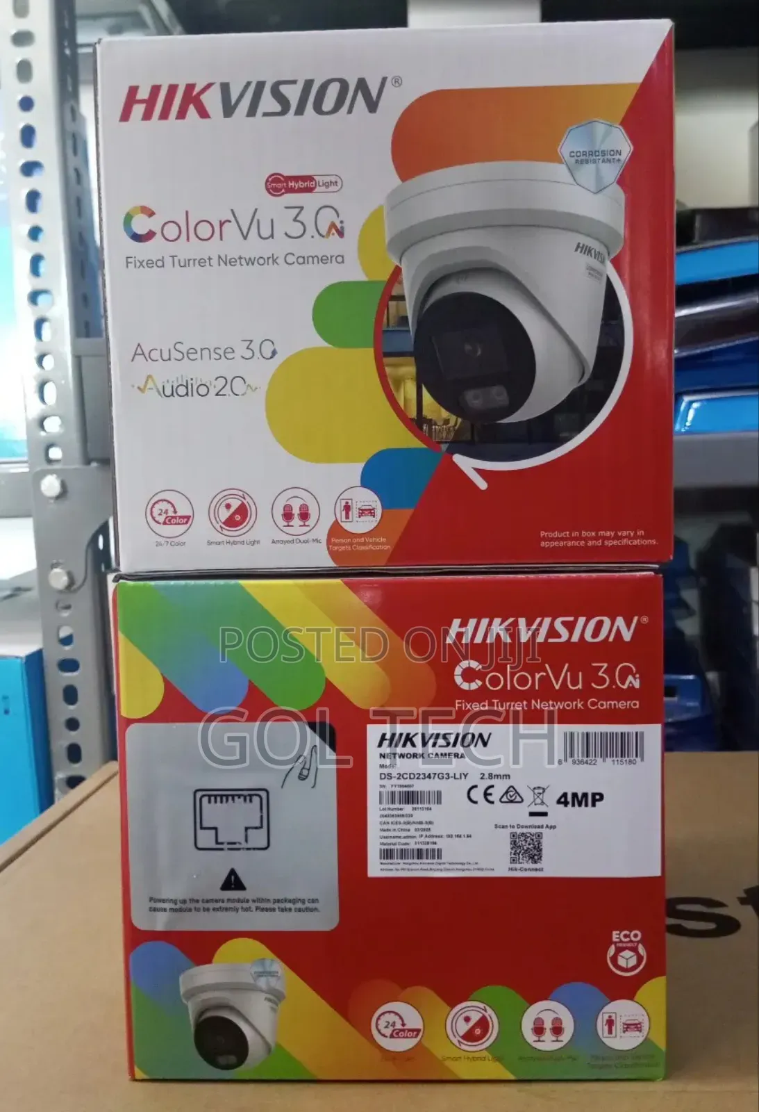 Hikvision Acusense 3.0 Colorvu Ds-2cd2347g3-Liy 2way Audio