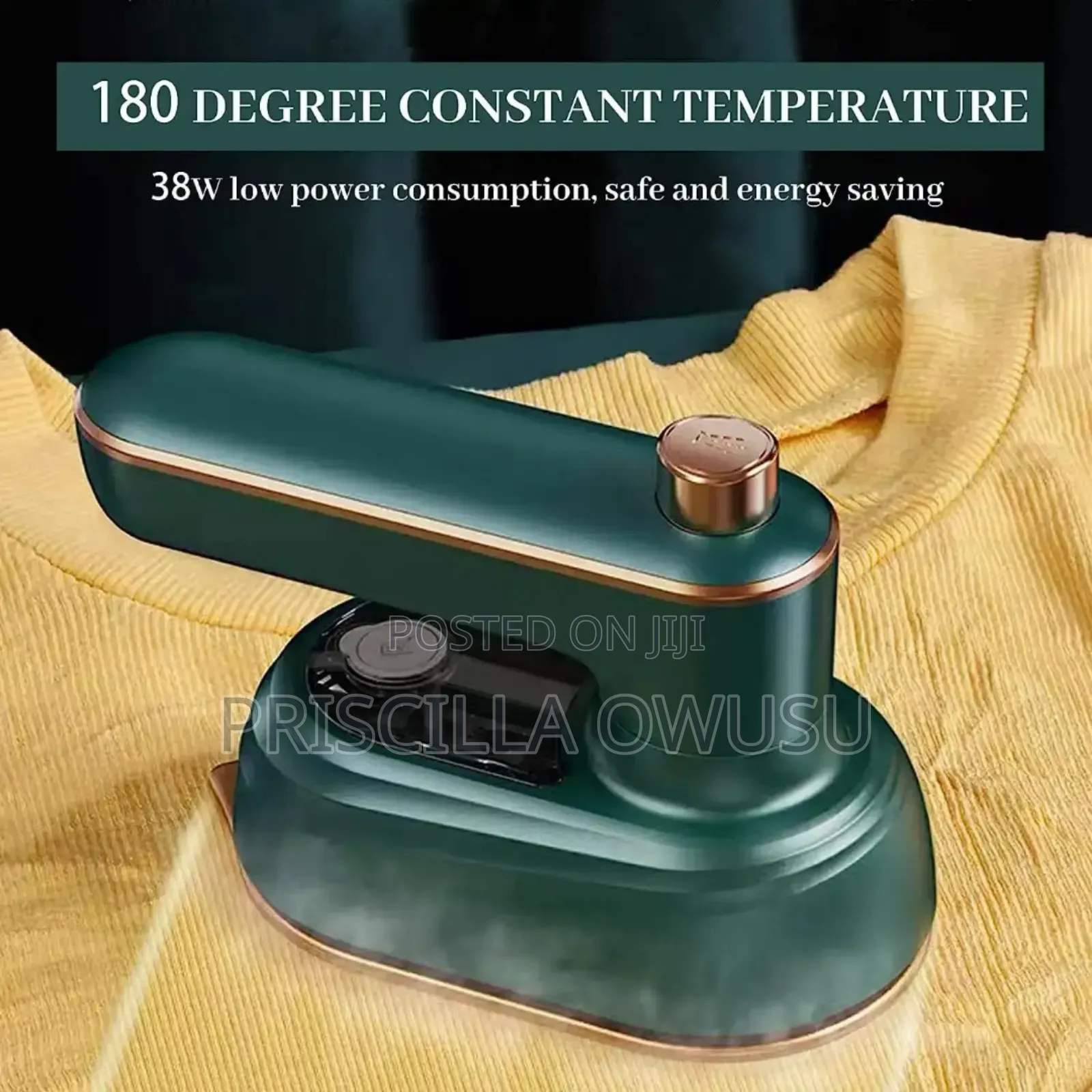 Foldable Travel Iron With Mini Steam