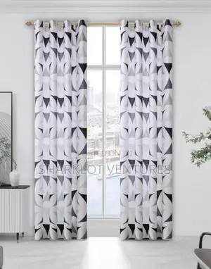 2 in 1 Pair High Quality Room Curtains