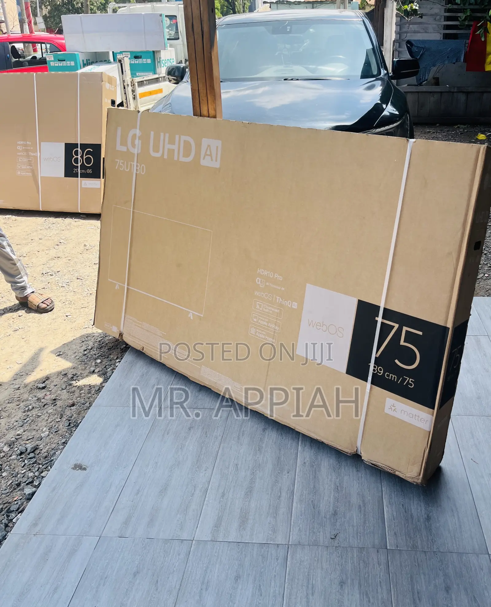 Newly Made Lg 75ur78 75” Uhd Smart Screen Tv(2023)Black
