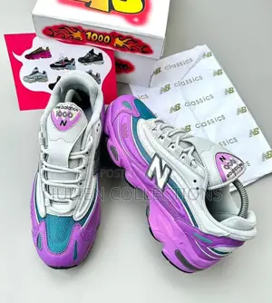 New Balance 1000 White and Violet