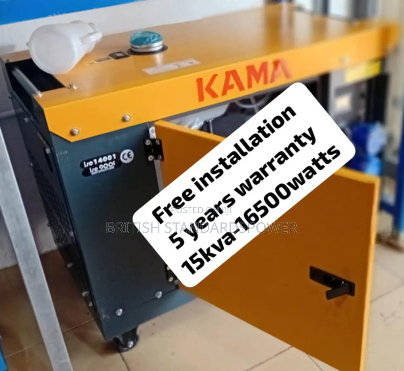Unbroken Power 15kva Silent Diesel Generator
