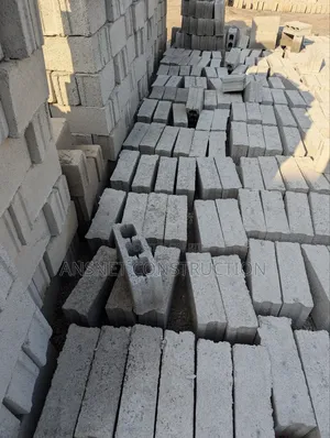 Hollow Blocks Made With Industrial Machine