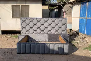 Queen Size Bed Frame With Two Sides Drawers