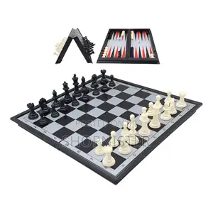 3 in 1 Chess Board Game 14inches