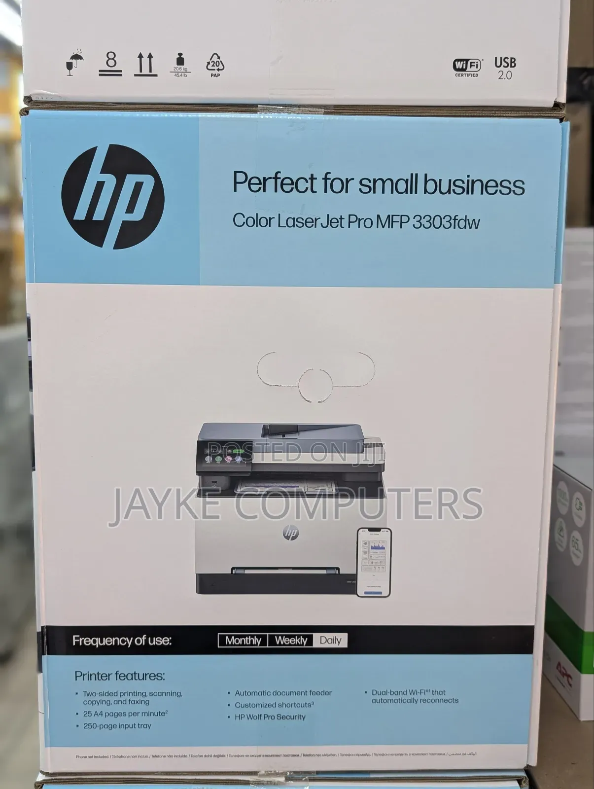 Hp Color Laserjet 3303fdw –Wireless, Print, Scan, Copy