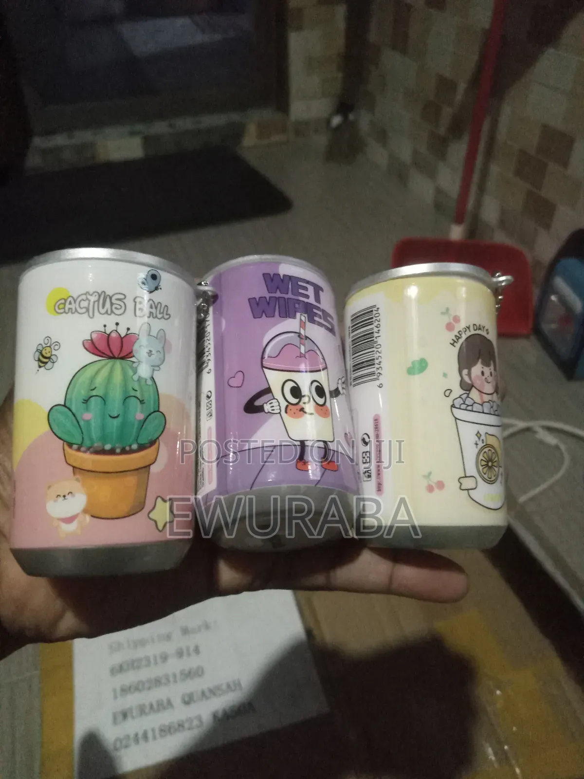 3for 50 Fruity Fragrance Can Wet Wipes