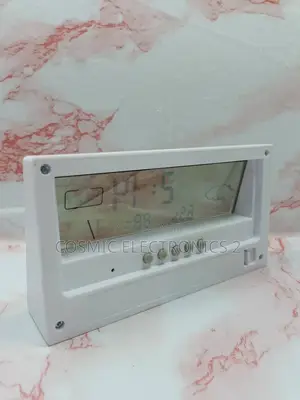 LCD Digital Alarm Clock With Transparent Display