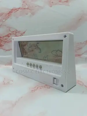 LCD Digital Alarm Clock With Transparent Display