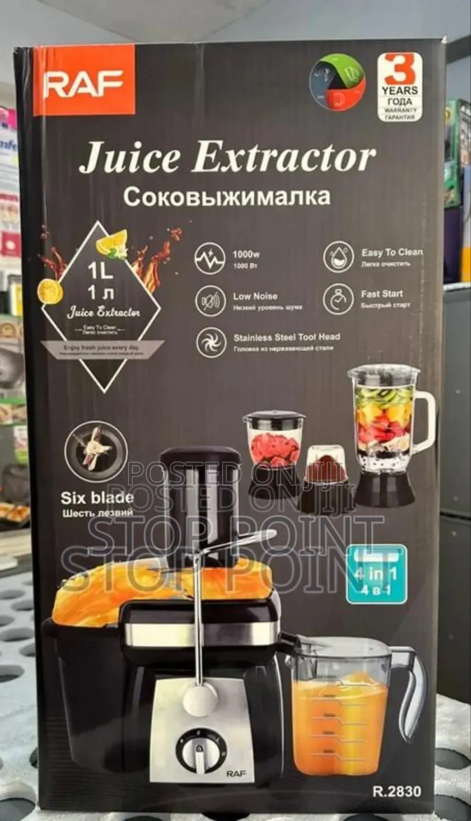 Affordable 4-in-1 Juicer With Blender