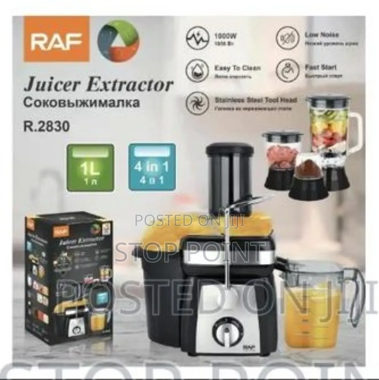 Affordable 4-in-1 Juicer With Blender