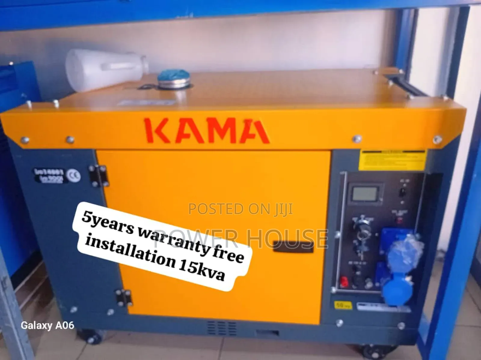 Executive Vortex Kama Diesel Generator 16500watts 15kva