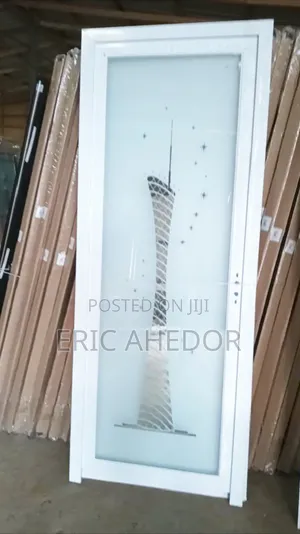 Foreign Design Bath and Toilet Glass Door and Handle