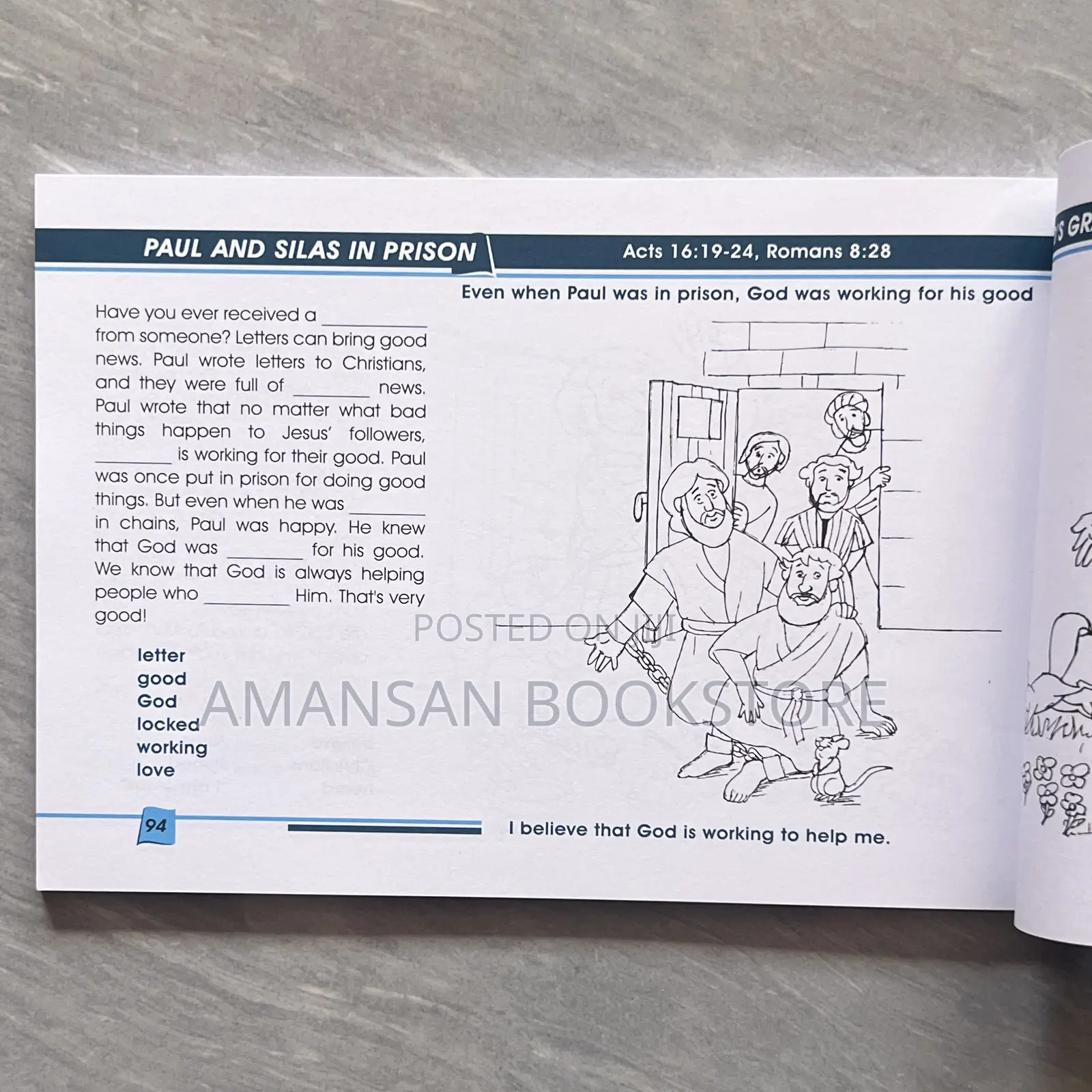 100 Bible Stories Sunday School Activity Workbook 1
