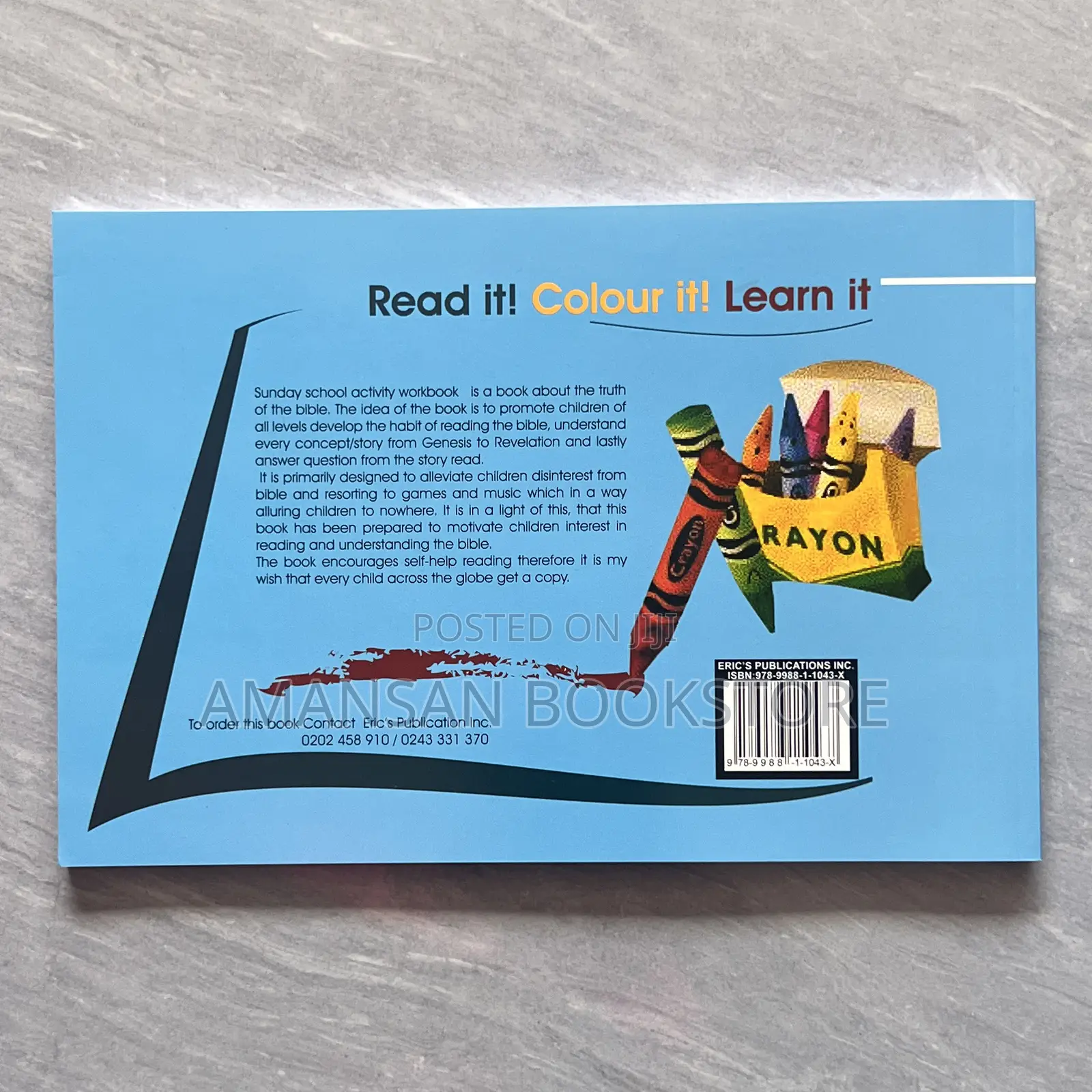 100 Bible Stories Sunday School Activity Workbook 1