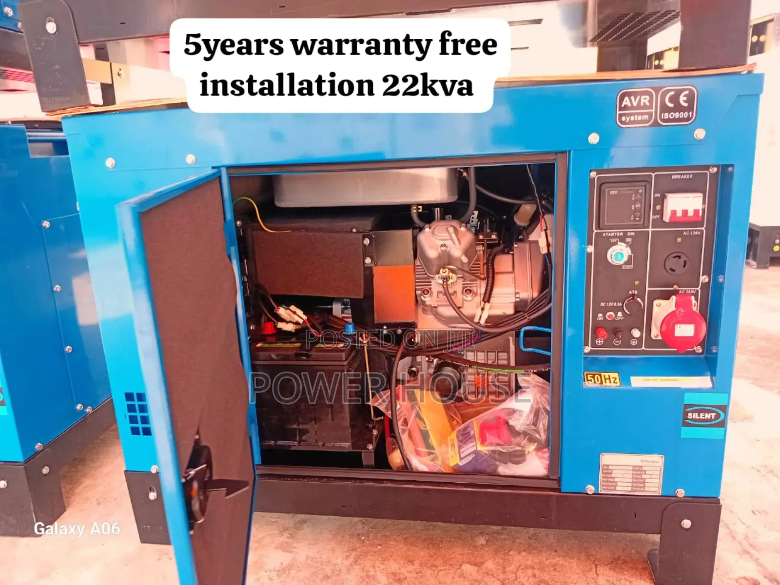 Magnified Astra Dock 18kva Perkins Diesel Generator 18kva