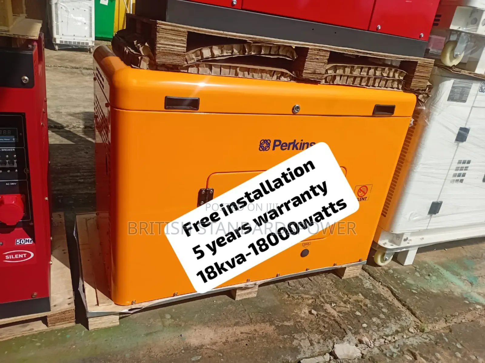 Pure Copper Alternator 18kva Silent Diesel Generator