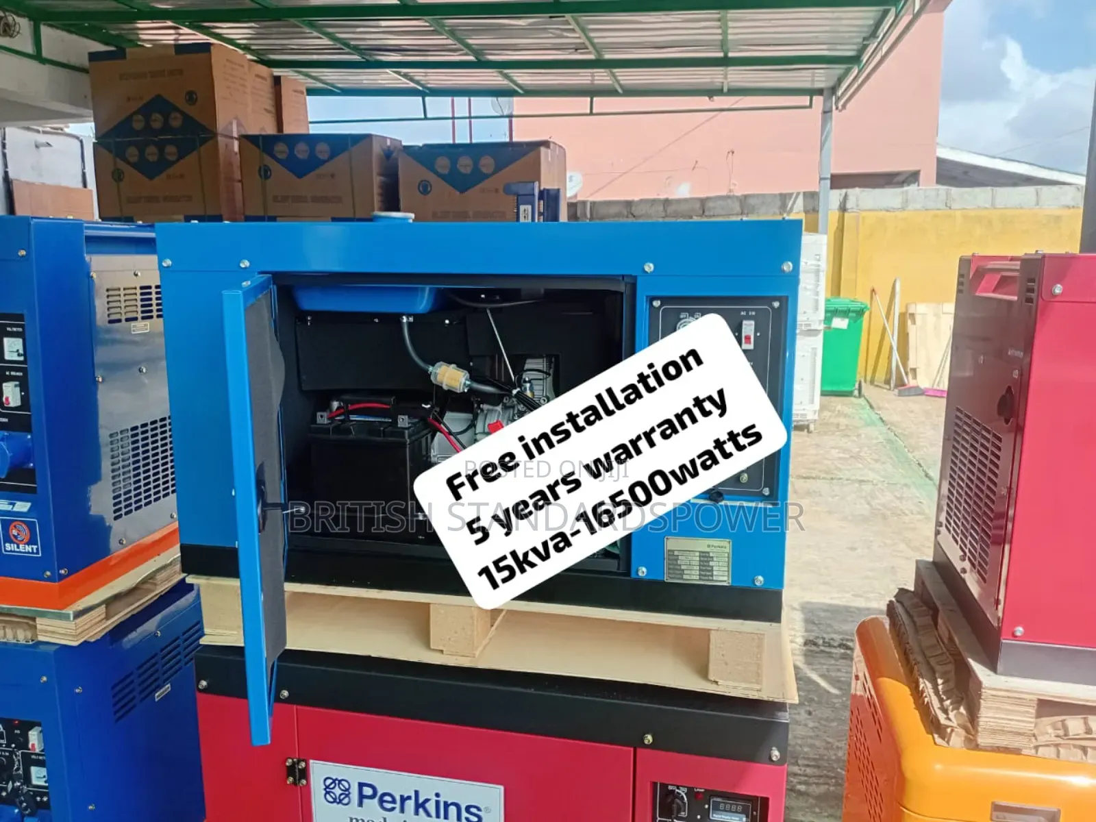 Copper Constructed Engine 15kva Silent Diesel Generator