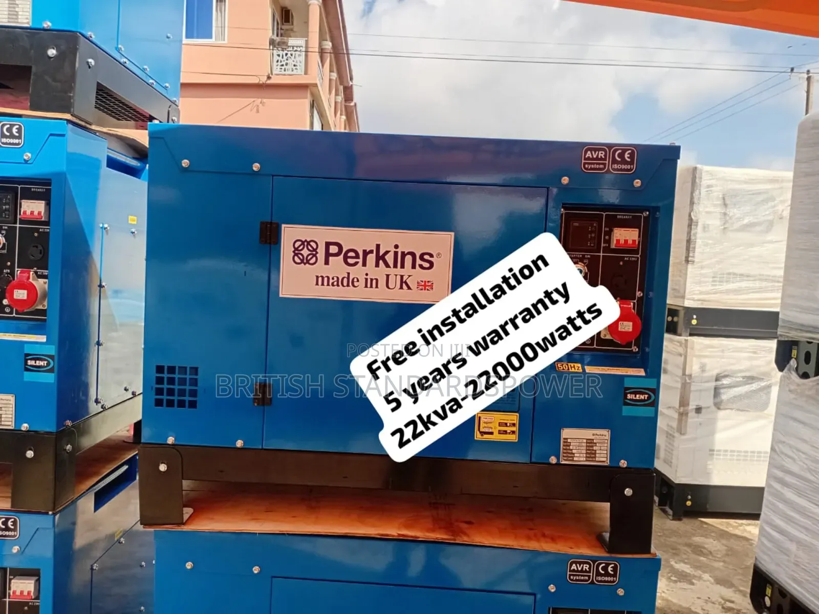 High Power Output 22kva Silent Diesel Generator