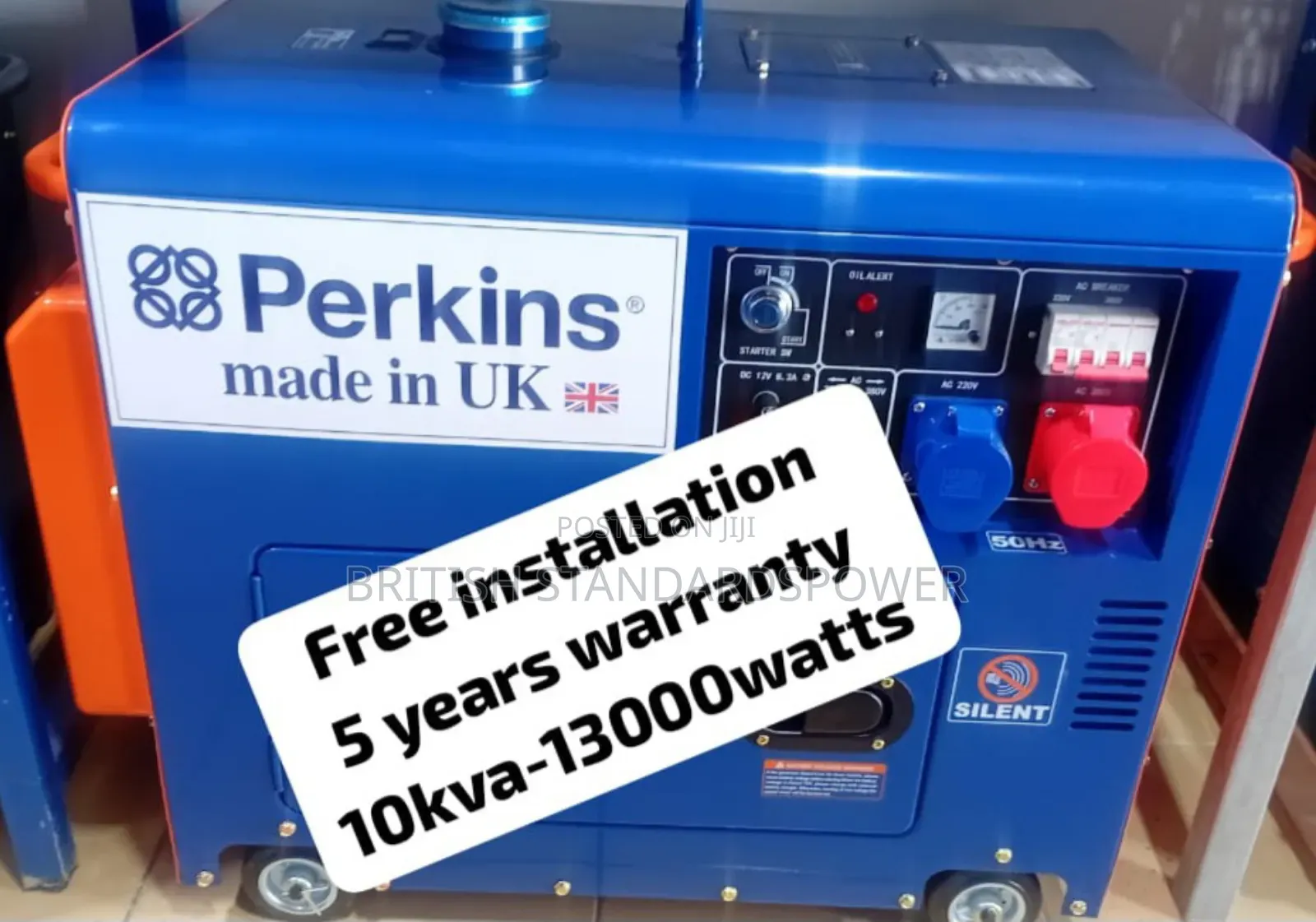 High Wattage Power 10kva Silent Diesel Generator