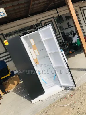 Unique Good Sidebyside Nasco Grey 2 Doors Fridge