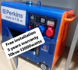 Uptime Quality 10kva Silent Perkins Diesel Generator