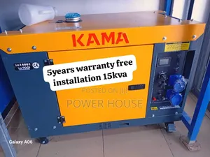 Solution Amp Panel 16500watts 15kva Kama Diesel Generator