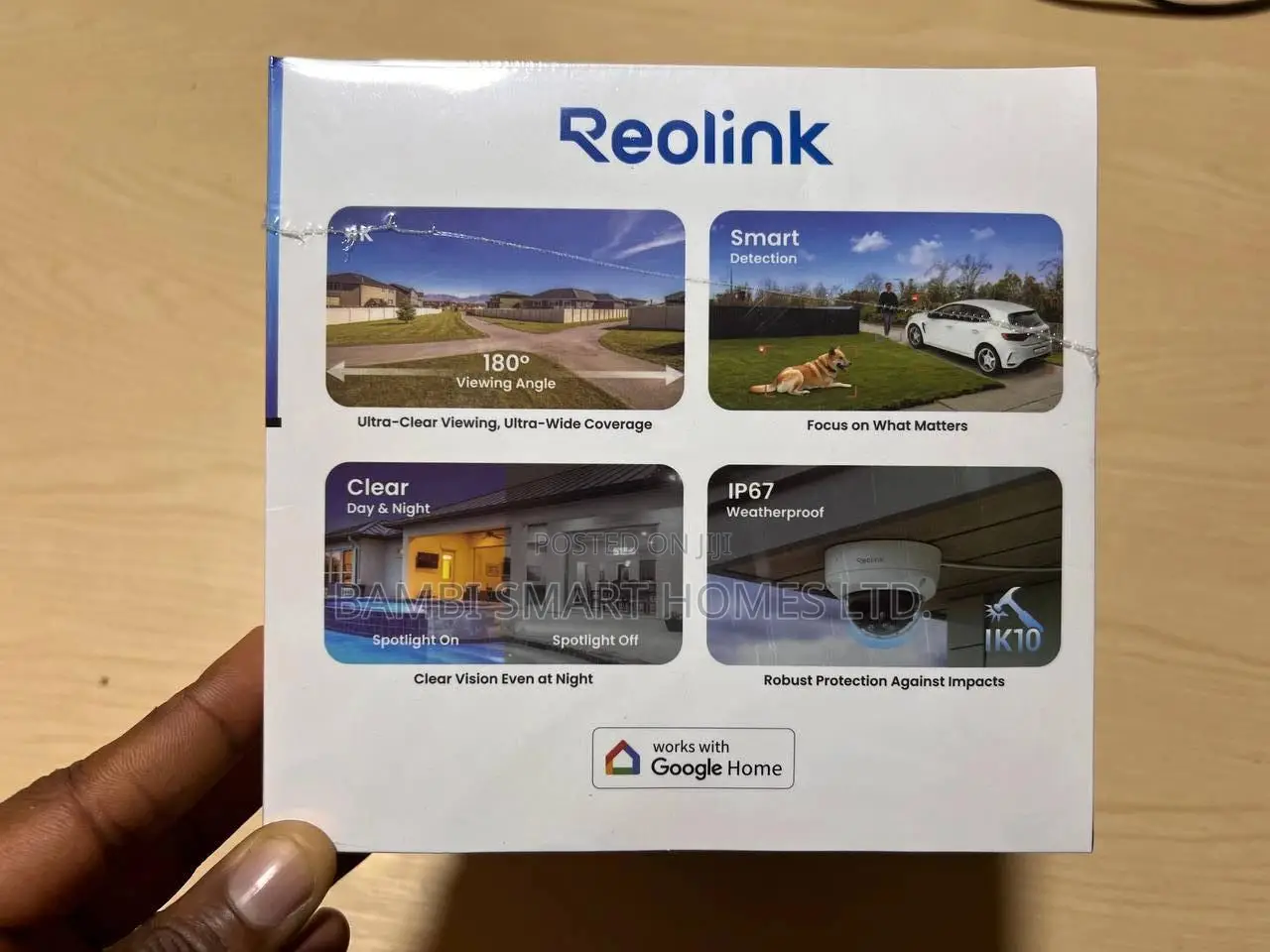 Reolink Duo 2v Poe 8mp Uhd Vandal-Proof 180° Panoramic