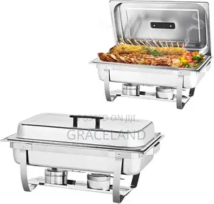 This Is Original Chafing Dish Stainless Steel Single 9.5l