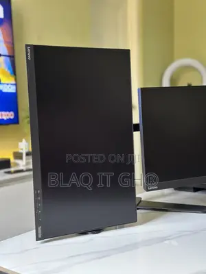 Dual 23” FHD Ips Lenovo Monitors With Dual Stand