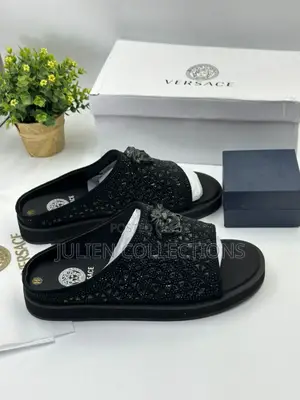 Versace Slide Black