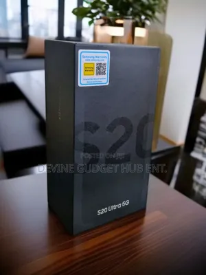 New Samsung Galaxy S20 Ultra 5G 128 GB Black