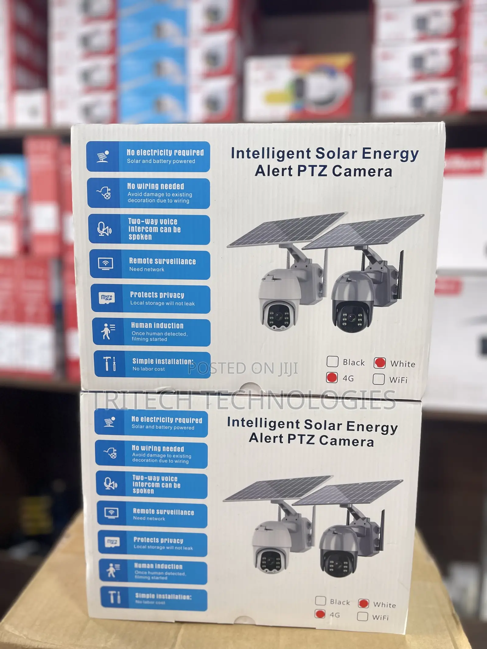 Hikview 3mp 4g Solar PTZ Camera Q5pro