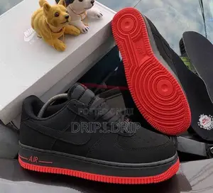 Airforce 1 Black Red . Highly Authentic and Tough